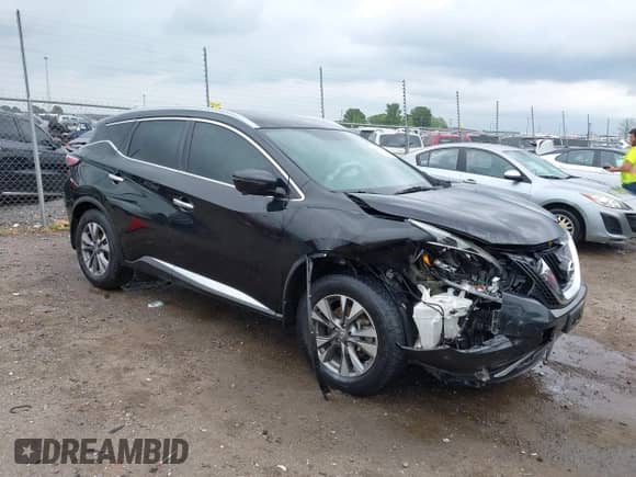 2018 Nissan Murano SL z VIN 5N1AZ2MG7JN187525, wystawiony jako IAAI lot #39220889 z przebiegiem 110 942 mil mil oraz . Historia ofert i sprzedaży dostępna na DreamBid. Obrazek 1.