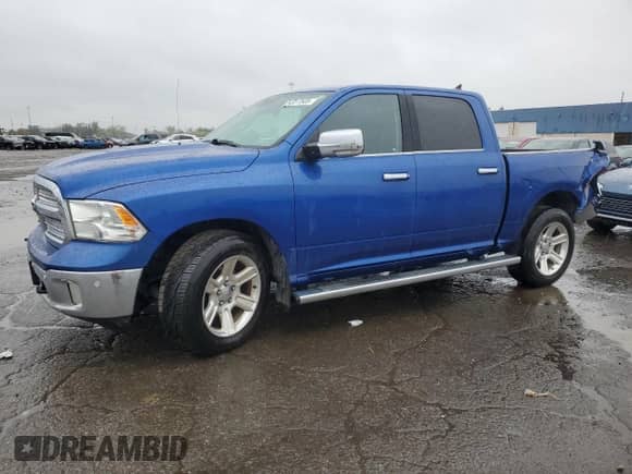 2017 Ram 1500 Lone Star z VIN 1C6RR6LT6HS805949, wystawiony jako Copart lot #81417505 z przebiegiem 122 775 mil mil oraz Czysty tytuł • Clean title. Historia ofert i sprzedaży dostępna na DreamBid. Obrazek 1.