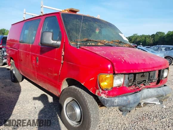 2006 Ford Econoline Cargo with VIN 1FTNE24L16DA08438, listed as a IAAI auction lot 42540436 with 324,258 mi miles and . Bid and sale history available at DreamBid. Image 1.