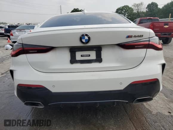 2021 BMW 4 Series M440i xDrive с VIN WBA13AR04MCF74724, выставлен на аукционе Copart как лот 59580625 с пробегом 76 810 миль миль и Списание • Salvage title. История ставок и продаж доступна на DreamBid. Изображение 6.