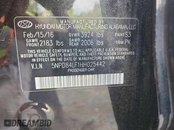 2017 Hyundai Elantra SE with VIN 5NPD84LF1HH025442, listed as a Copart auction lot 80644625 with 79,054 mi miles and Salvage title. Bid and sale history available at DreamBid. Image 12.