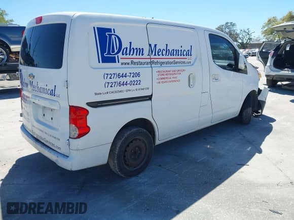 2015 Chevrolet City Express Cargo LS с VIN 3N63M0YN4FK706145, выставлен на аукционе IAAI как лот 41744920 с пробегом 153 829 миль миль и . История ставок и продаж доступна на DreamBid. Изображение 4.