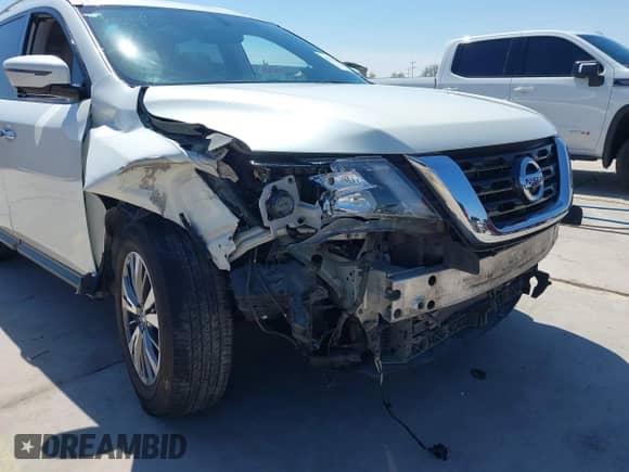 2017 Nissan Pathfinder SV with VIN 5N1DR2MM6HC687085, listed as a IAAI auction lot 41793687 with 138,842 mi miles and . Bid and sale history available at DreamBid. Image 6.