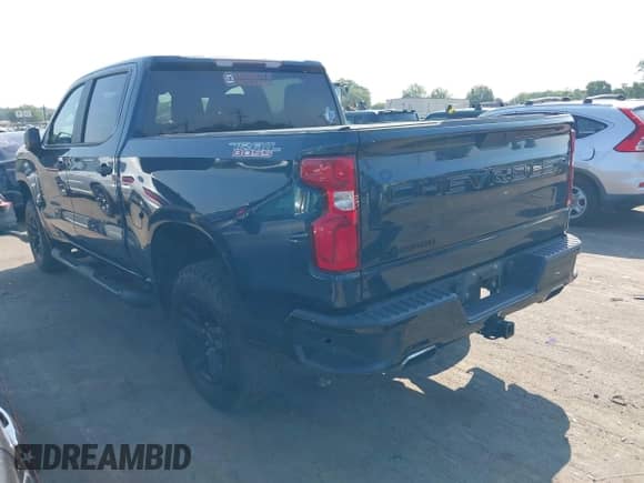 2020 Chevrolet Silverado 1500 Custom Trail Boss with VIN 1GCPYCEF9LZ163221, listed as a IAAI auction lot 42594564 with 63,910 mi miles and . Bid and sale history available at DreamBid. Image 3.