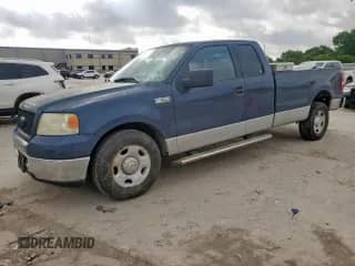 2006 Ford F-150 XLT with VIN 1FTVX12506NA74255, listed as a Copart auction lot 60917315 with 155,478 mi miles and Salvage title. Bid and sale history available at DreamBid. Image 1.