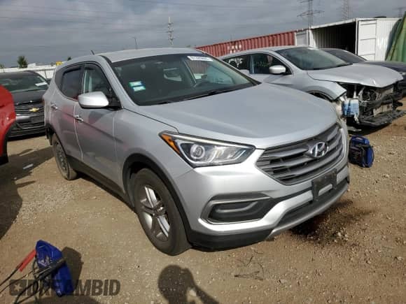 2018 Hyundai Santa Fe 2.4L с VIN 5XYZTDLB7JG527628, выставлен на аукционе Copart как лот 81326865 с пробегом 110 481 миль миль и Списание • Salvage title. История ставок и продаж доступна на DreamBid. Изображение 4.