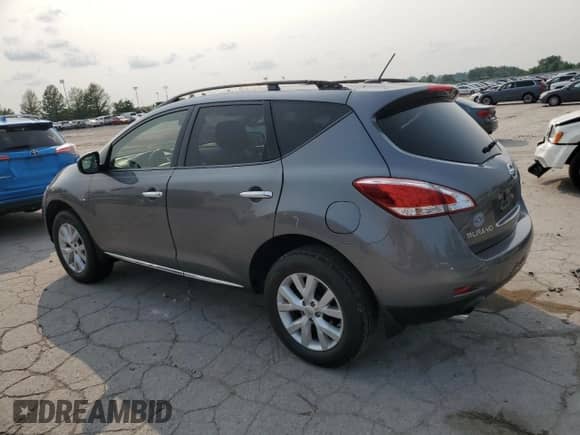 2014 Nissan Murano SV with VIN JN8AZ1MU0EW402915, listed as a Copart auction lot 59041445 with 134,203 mi miles and Salvage title. Bid and sale history available at DreamBid. Image 2.