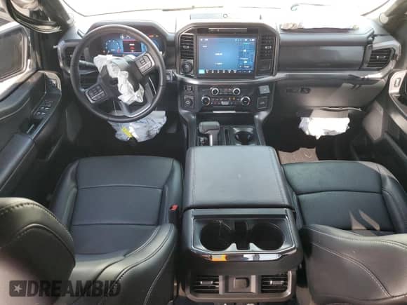 2025 Ford F-150 Lariat with VIN 1FTFW5L84SFA34918, listed as a Copart auction lot 67791115 with 2,610 mi miles and Salvage title. Bid and sale history available at DreamBid. Image 8.