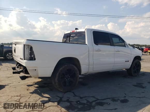 2020 Ram 1500 Lone Star with VIN 1C6SRFFT5LN215858, listed as a Copart auction lot 65245435 with 84,347 mi miles and Salvage title. Bid and sale history available at DreamBid. Image 3.