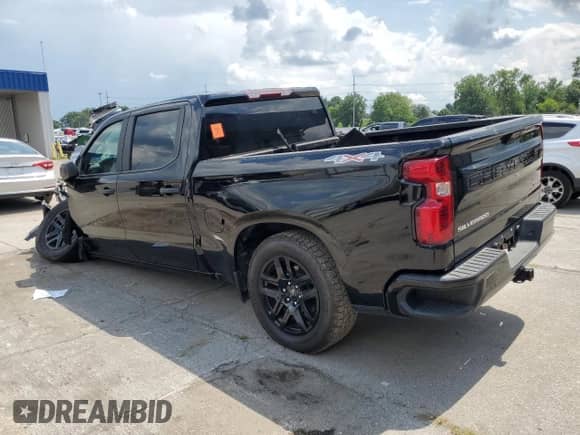 2022 Chevrolet Silverado 1500 Custom with VIN 1GCPDBEK2NZ566608, listed as a Copart auction lot 67839265 with Not provided miles and Salvage title. Bid and sale history available at DreamBid. Image 2.