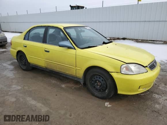 1999 Honda Civic z VIN 2HGEJ668XXH900205, wystawiony jako Copart lot #49506045 z przebiegiem 189 408 mil mil oraz Szkoda całkowita • Salvage title. Historia ofert i sprzedaży dostępna na DreamBid. Obrazek 4.