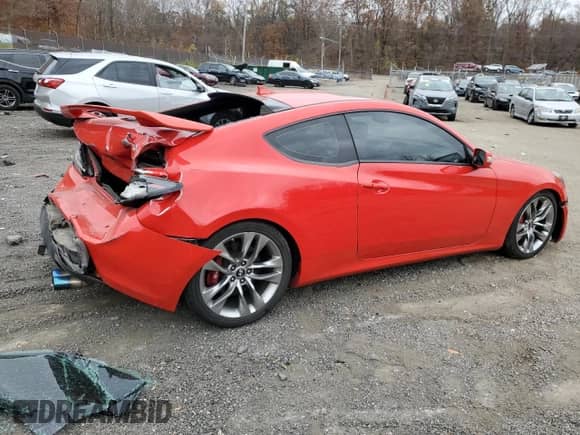 2014 Hyundai Genesis Coupe Grand Touring с VIN KMHHU6KJ9EU116034, выставлен на аукционе Copart как лот 80573814 с пробегом 150 324 миль миль и Списание • Salvage title. История ставок и продаж доступна на DreamBid. Изображение 3.