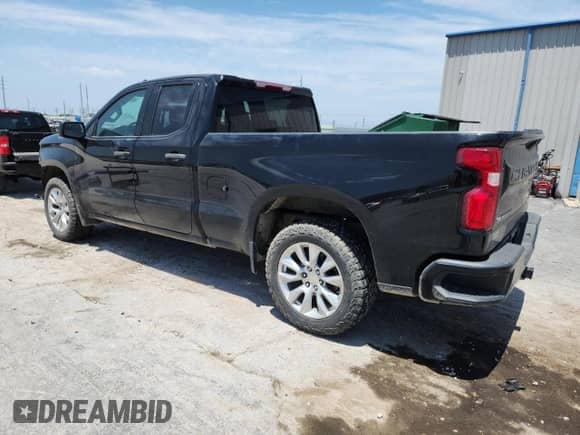 2021 Chevrolet Silverado 1500 Custom with VIN 1GCRWBEKXMZ297436, listed as a Copart auction lot 63857185 with 67,913 mi miles and Salvage title. Bid and sale history available at DreamBid. Image 2.