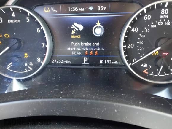 2023 Nissan Murano SV with VIN 5N1AZ2BS8PC134568, listed as a IAAI auction lot 41950221 with 27,252 mi miles and . Bid and sale history available at DreamBid. Image 16.