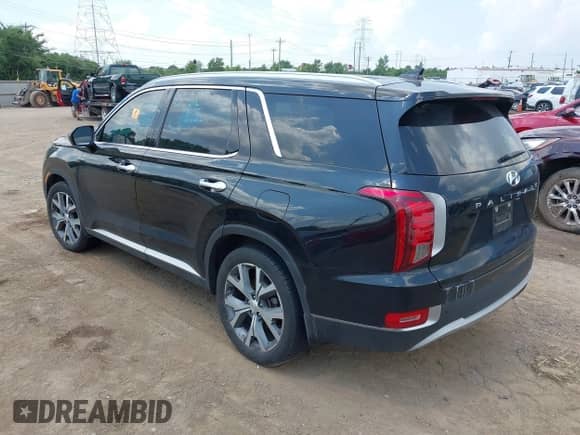 2020 Hyundai Palisade SEL with VIN KM8R44HE6LU091271, listed as a IAAI auction lot 42835273 with 100,480 mi miles and . Bid and sale history available at DreamBid. Image 3.