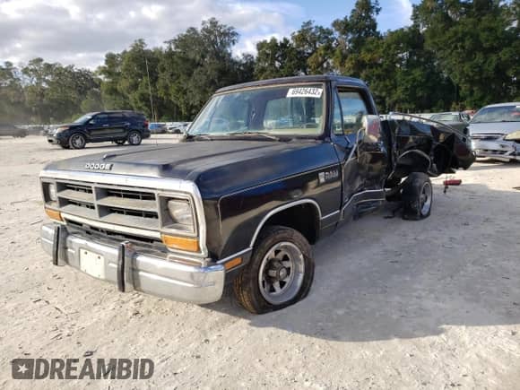 1986 Dodge Trucks with VIN 1B7HD14TXGS016934, listed as a Copart auction lot 69426432 with 333 mi miles and Salvage title. Bid and sale history available at DreamBid. Image 1.