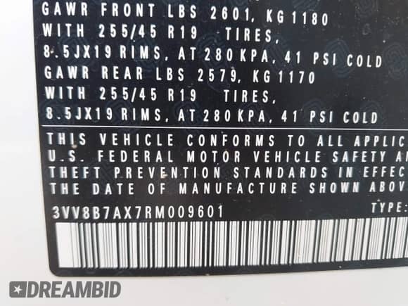 2024 Volkswagen Tiguan SE R-Line Black с VIN 3VV8B7AX7RM009601, выставлен на аукционе IAAI как лот 42728166 с пробегом 32 401 миль миль и . История ставок и продаж доступна на DreamBid. Изображение 9.