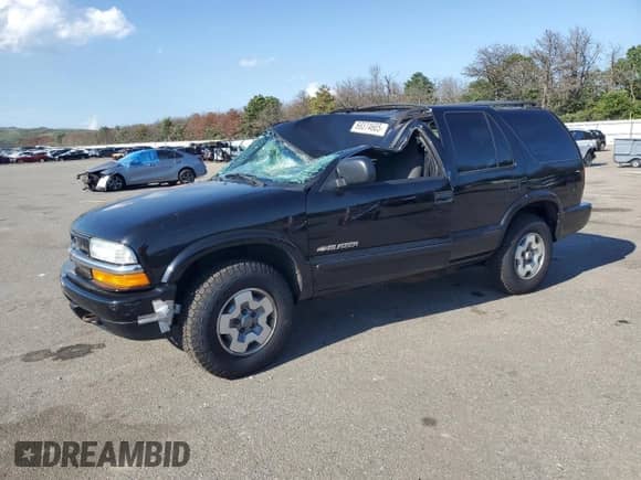 2002 Chevrolet Blazer LS with VIN 1GNDT13W62K234575, listed as a Copart auction lot 69374665 with Not provided miles and Salvage title. Bid and sale history available at DreamBid. Image 1.