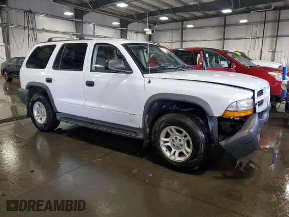 2003 Dodge Durango Sport z VIN 1D4HS38N33F515349, wystawiony jako Copart lot #70510585 z przebiegiem 215 693 mil mil oraz Szkoda całkowita • Salvage title. Historia ofert i sprzedaży dostępna na DreamBid. Obrazek 4.