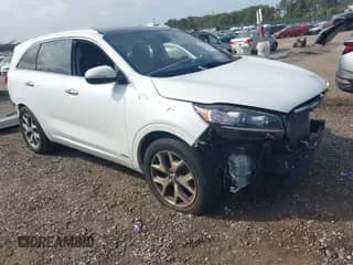 2019 Kia Sorento SX Limited with VIN 5XYPKDA57KG451708, listed as a IAAI auction lot 43291887 with 93,464 mi miles and . Bid and sale history available at DreamBid. Image 1.