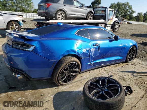 2018 Chevrolet Camaro 2SS z VIN 1G1FH1R74J0155685, wystawiony jako Copart lot #80363275 z przebiegiem 41 540 mil mil oraz Szkoda całkowita • Salvage title. Historia ofert i sprzedaży dostępna na DreamBid. Obrazek 3.
