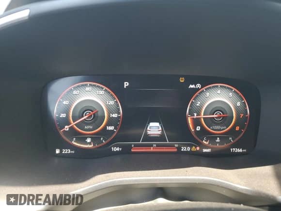 2022 Hyundai Santa Fe Calligraphy с VIN 5NMS5DAL4NH427330, выставлен на аукционе Copart как лот 65346475 с пробегом 17 266 миль миль и Списание • Salvage title. История ставок и продаж доступна на DreamBid. Изображение 9.