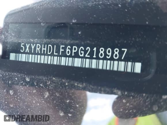 2023 Kia Sorento X-Line EX with VIN 5XYRHDLF6PG218987, listed as a IAAI auction lot 42202644 with 24,475 mi miles and . Bid and sale history available at DreamBid. Image 9.