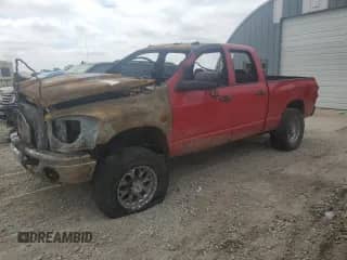 2007 Dodge 2500 SLT with VIN 1D7KS28CX7J509231, listed as a Copart auction lot 60166875 with Not provided miles and Salvage title. Bid and sale history available at DreamBid. Image 1.