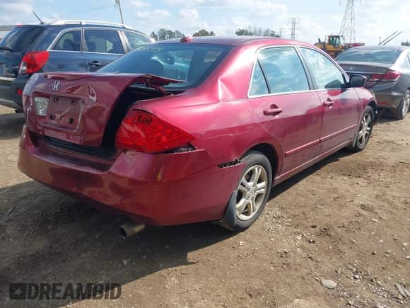 2006 Honda Accord EX-L with VIN 1HGCM56846A041599, listed as a IAAI auction lot 43285773 with 238,666 mi miles and . Bid and sale history available at DreamBid. Image 4.
