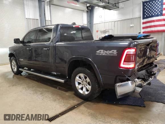 2019 Ram 1500 Laramie с VIN 1C6SRFRT0KN772509, выставлен на аукционе Copart как лот 60081955 с пробегом 68 743 миль миль и Списание • Salvage title. История ставок и продаж доступна на DreamBid. Изображение 2.