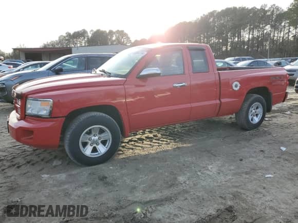 2008 Dodge Dakota with VIN 1D7HW32N18S525523, listed as a Copart auction lot 86843764 with 25,156 mi miles and Clean title. Bid and sale history available at DreamBid. Image 1.