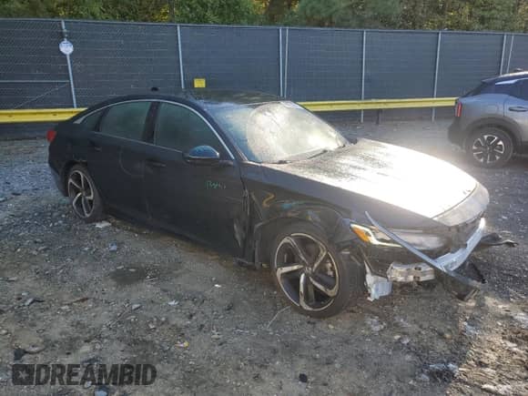 2020 Honda Accord Sport z VIN 1HGCV1F34LA124584, wystawiony jako Copart lot #85753045 z przebiegiem 93 415 mil mil oraz Szkoda całkowita • Salvage title. Historia ofert i sprzedaży dostępna na DreamBid. Obrazek 4.