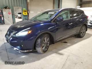 2024 Nissan Murano Platinum with VIN 5N1AZ2DS2RC122111, listed as a Copart auction lot 44069135 with 8,071 mi miles and Salvage title. Bid and sale history available at DreamBid. Image 1.