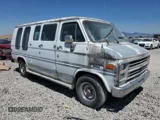 1990 Chevrolet Chevy Van with VIN 1GBEG25KXL7140810, listed as a Copart auction lot 65834995 with 6,281 mi miles and Clean title. Bid and sale history available at DreamBid. Image 4.