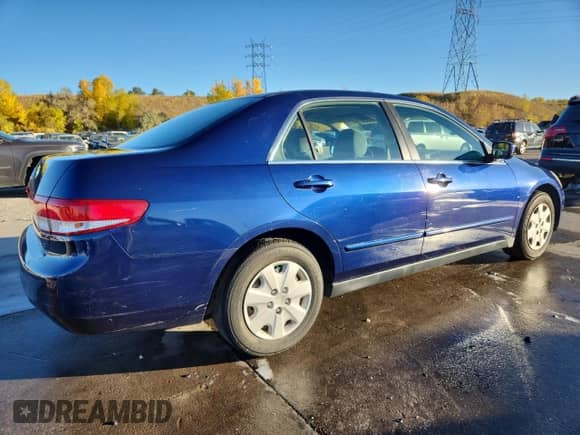 2003 Honda Accord LX with VIN 1HGCM56313A012951, listed as a Copart auction lot 87306655 with 136,675 mi miles and Salvage title. Bid and sale history available at DreamBid. Image 3.