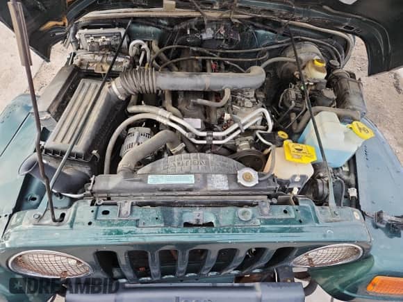 2001 Jeep Wrangler Sahara с VIN 1J4FA59S11P370224, выставлен на аукционе Copart как лот 85285925 с пробегом 87 080 миль миль и Списание • Salvage title. История ставок и продаж доступна на DreamBid. Изображение 12.