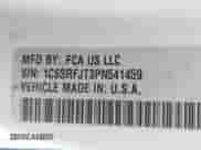 2023 Ram 1500 Laramie with VIN 1C6SRFJT3PN541459, listed as a IAAI auction lot 43047988 with 71,386 mi miles and . Bid and sale history available at DreamBid. Image 9.