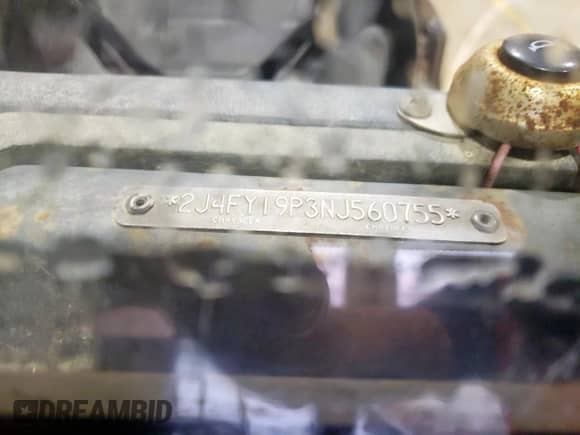 1992 Jeep Wrangler с VIN 2J4FY19P3NJ560755, выставлен на аукционе Copart как лот 58631855 с пробегом 191 233 миль миль и Чистый • Clean title. История ставок и продаж доступна на DreamBid. Изображение 12.