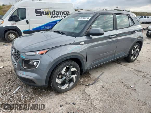 2020 Hyundai Venue SEL with VIN KMHRC8A39LU020004, listed as a Copart auction lot 85736025 with 60,540 mi miles and Salvage title. Bid and sale history available at DreamBid. Image 1.