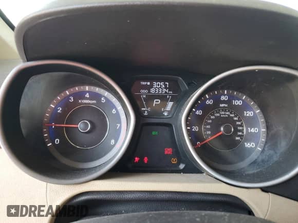 2012 Hyundai Elantra Limited z VIN KMHDH4AE0CU203278, wystawiony jako Copart lot #69236835 z przebiegiem 183 334 mil mil oraz Szkoda całkowita • Salvage title. Historia ofert i sprzedaży dostępna na DreamBid. Obrazek 9.