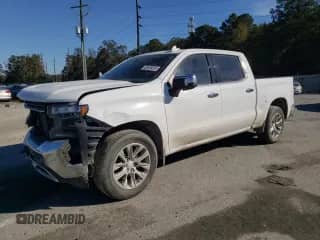 2019 Chevrolet Silverado 1500 LTZ с VIN 3GCPWEED8KG154203, выставлен на аукционе Copart как лот 83456524 с пробегом 60 336 миль миль и Списание • Salvage title. История ставок и продаж доступна на DreamBid. Изображение 1.