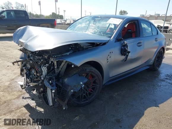 2025 BMW M3 Competition xDrive with VIN WBS33HJ03SFU19969, listed as a IAAI auction lot 41817188 with 1,944 mi miles and . Bid and sale history available at DreamBid. Image 22.