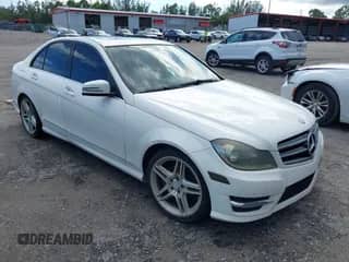 2014 Mercedes-Benz C 250 Sport with VIN WDDGF4HB7EG255937, listed as a IAAI auction lot 43293505 with 206,046 mi miles and . Bid and sale history available at DreamBid. Image 1.
