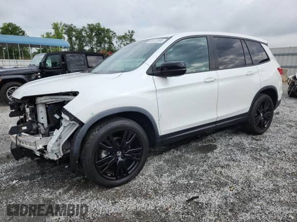 2021 Honda Passport Sport z VIN 5FNYF7H28MB014610, wystawiony jako Copart lot #64012555 z przebiegiem 25 542 mil mil oraz Czysty tytuł • Clean title. Historia ofert i sprzedaży dostępna na DreamBid. Obrazek 1.