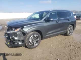 2020 Hyundai Santa Fe Limited with VIN 5NMS5CAA3LH224404, listed as a Copart auction lot 68591572 with 25,581 mi miles and . Bid and sale history available at DreamBid. Image 1.