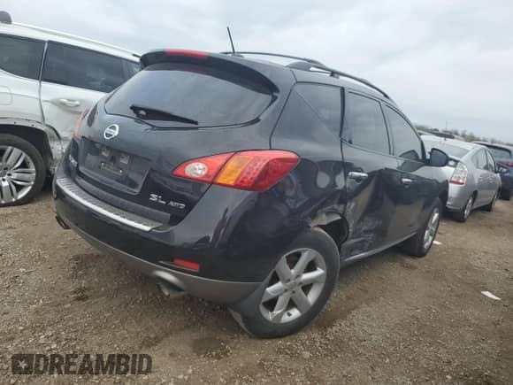 2010 Nissan Murano SL with VIN JN8AZ1MW4AW118988, listed as a Copart auction lot 82432115 with 156,414 mi miles and Salvage title. Bid and sale history available at DreamBid. Image 3.