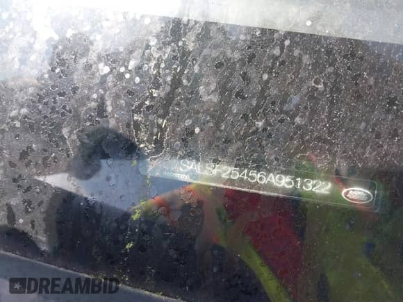 2006 Land Rover Range Rover Sport HSE with VIN SALSF25456A951322, listed as a IAAI auction lot 42991384 with Not provided miles and . Bid and sale history available at DreamBid. Image 11.