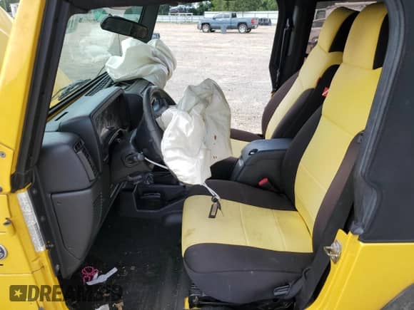 2006 Jeep Wrangler Sport z VIN 1J4FA49S16P732554, wystawiony jako Copart lot #70663185 z przebiegiem 124 922 mil mil oraz Szkoda całkowita • Salvage title. Historia ofert i sprzedaży dostępna na DreamBid. Obrazek 7.