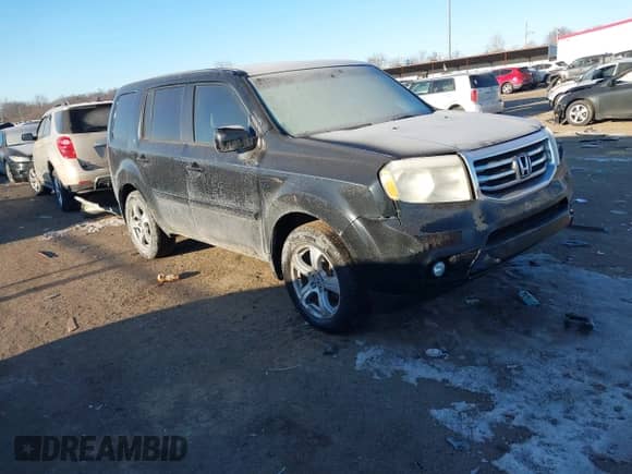 2014 Honda Pilot EX-L with VIN 5FNYF4H70EB002480, listed as a IAAI auction lot 41407191 with 284,659 mi miles and . Bid and sale history available at DreamBid. Image 1.