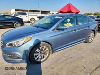 2015 Hyundai Sonata Sport с VIN 5NPE34AF8FH154829, выставлен на аукционе Copart как лот 84965035 с пробегом 81 631 миль миль и Списание • Salvage title. История ставок и продаж доступна на DreamBid. Изображение 1.